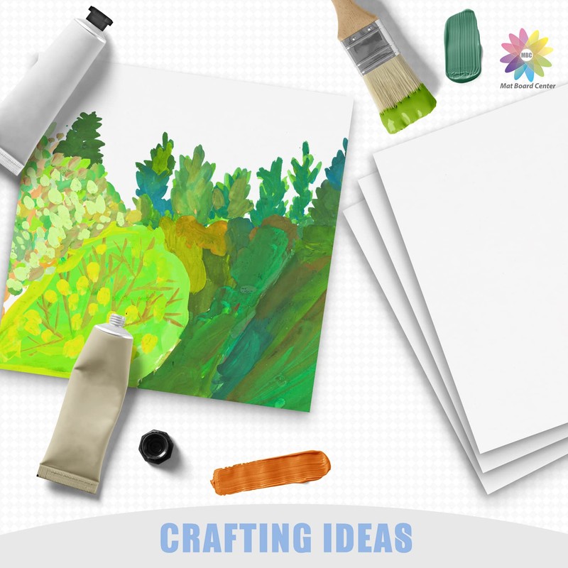 Mat Board Center, 25 pack 12x12 Corrugated Cardboard sheet, 1/8