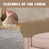 Armrest Chair Covers,Set of 2 Stretch Fabric Armchair Couch Arm