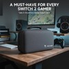 AceGamer Schutzhülle mit Switch，2025 neueste，Harte tragbare Reisetasche，und zubehör für Switch，Schwarz