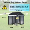 Dog Kennel Fully Enclosed Cover，Full Coverage Kennel Cover Made of