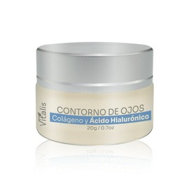 Crema Contorno de Ojos Vitalis Ácido Hialurónico Baba de Caracol Colágeno