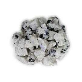 Hypnotic Gems Materials: 3 lbs Rainbow Moonstone Stones from India - Rough Bulk Raw Natural Crystals for Cabbing, Tumbling, Lapidary, Polishing, Wire Wrapping, Wicca & Reiki Crystal Healing