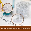 4Pcs Plastic Clear Clips Clamps, Chip Bag Clips Bulldog Clips