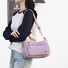 JIANLINST Shoulder Bags for Women Nylon Multi Pocket Crossbody Bags