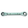 Williams RBO-1214 Double Head 25-Degree Offset Ratcheting Box Wrench, 3/8