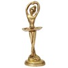 Purpledip Brass Statue Ballet Dancing Girl: Ballerina In Dance Pose