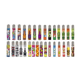 Clipper Lighters Assorted Design (Pack of 16)