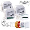 Luminea Home Control Roller Blind Control: Set of 4 WLAN