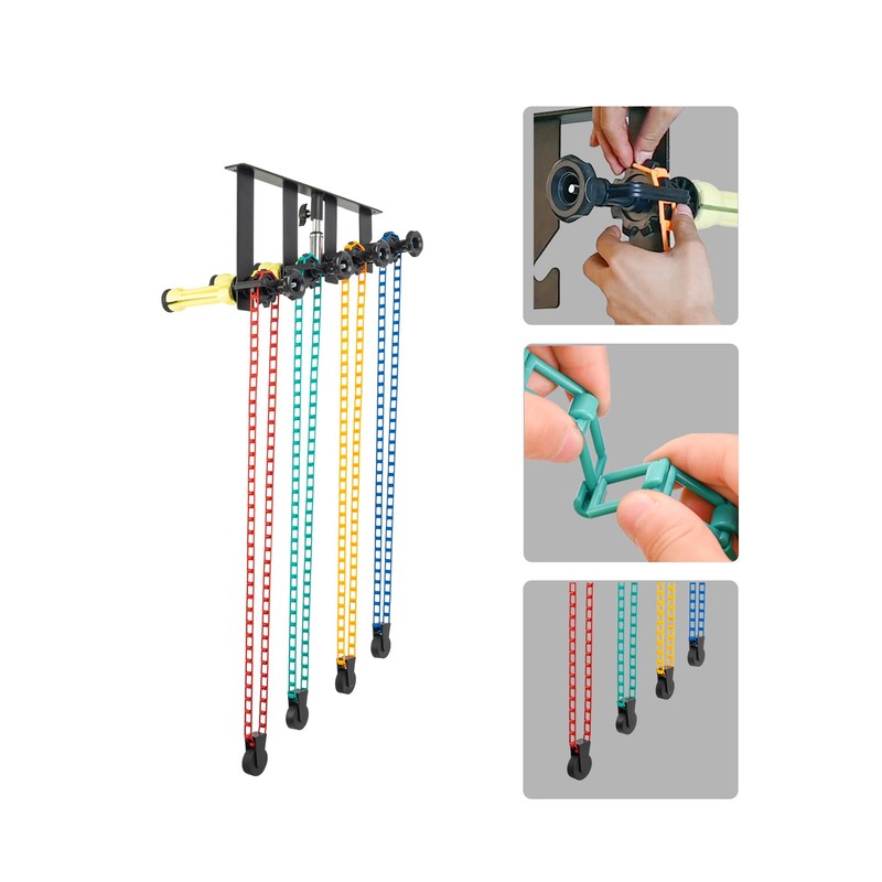 TENBEST Photography Backdrop Roller Support System, 4 Rollers, Wall/Celing/Light Stand