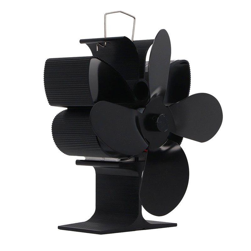 4 Blades Heat Powered Fireplace Fan Self Starting Temperature Resistant
