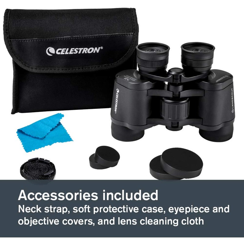 Celestron 72356 LandScout 7x35mm Water-Resistant Porro Prism Binoculars with Rubber