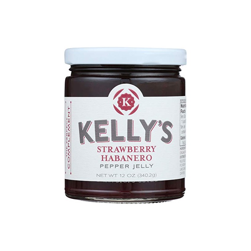 Kelly's Strawberry Habanero Pepper Jelly, 12 oz