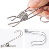 Stainless Steel Hooks Clips - Universal Storage Hangers for Home