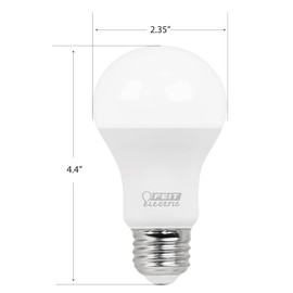 Feit Electric A450/827/10KLED Lamp, 1-Pack, Soft White