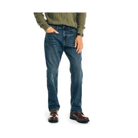 Nautica mens Nautica Original Relaxed Stretch Denim Jeans, Atlantic Coast Wash, 32 US