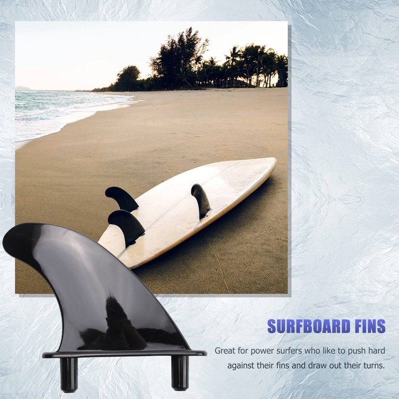 Yjijaiifd 3Pcs Soft Top Surfboard Fins Sets for Softboard Paddle