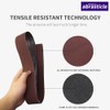 15 Pcs 2-1/2 x 16 Inch Assorted Aluminum Oxide Sanding