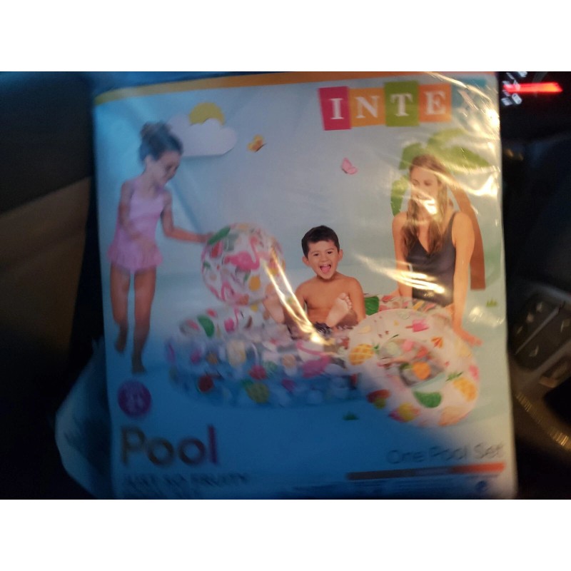 Intex Just So Fruity 59460EP Inflatable Kid Pool Set -