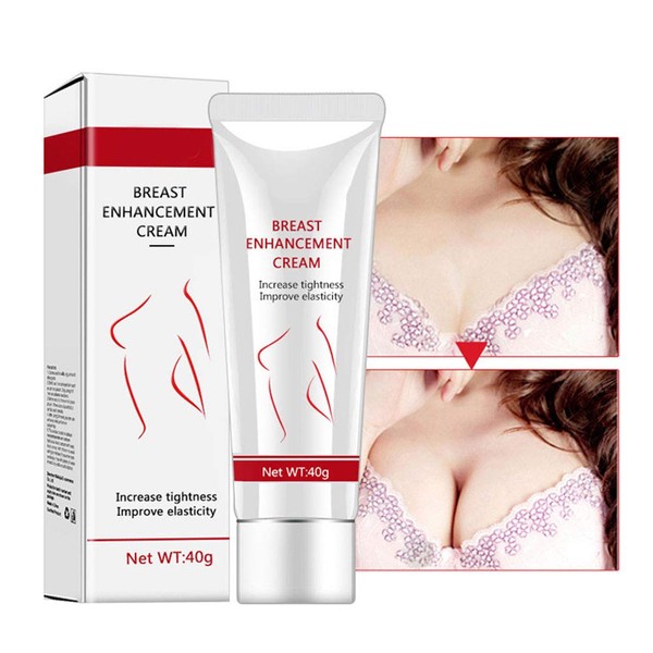 Breast Lift Cream - Breast Massage Cream, Chest Firming, Breast Enlargement and Breast Elasticity Enhancement, 100% Natural Enlargement (40g)