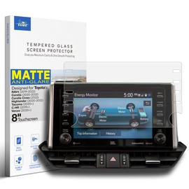 INNOSURE for Toyota RAV4, RAV4 Prime, Corolla, Corolla Cross, Highlander, Tacoma, C-HR, Venza 8" Touchscreen Glass Screen Protector Anti Glare (Matte)