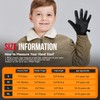 Kids Winter Gloves Waterproof, Lightweight Thermal Gloves with Touchscreen Anti-Slip,
