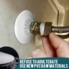 Pack of 50 Heating Pipe Rosette Pipe Covers, Folding Rosette