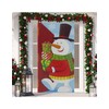 Holiday Pride Christmas Snowman Door Cover - 30" x 5