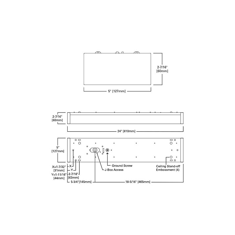 Metalux WP 2 ft. 1800-Lumens 4000K Cool White 120-Volt White