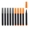 PATIKIL 10 Pack Orange Gray Dry Erase Markers Pen Ink