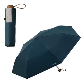 Wpc. SI001-910-102 Parasol SiNCA MINI 53 Navy (100% Light Blocking, 99.9% UV Protection, UPF50+, Rain or Shine), Folding Umbrella, 20.9 inches (53 cm), Women's, Men's, Simple, Plain, Adult, Basic,