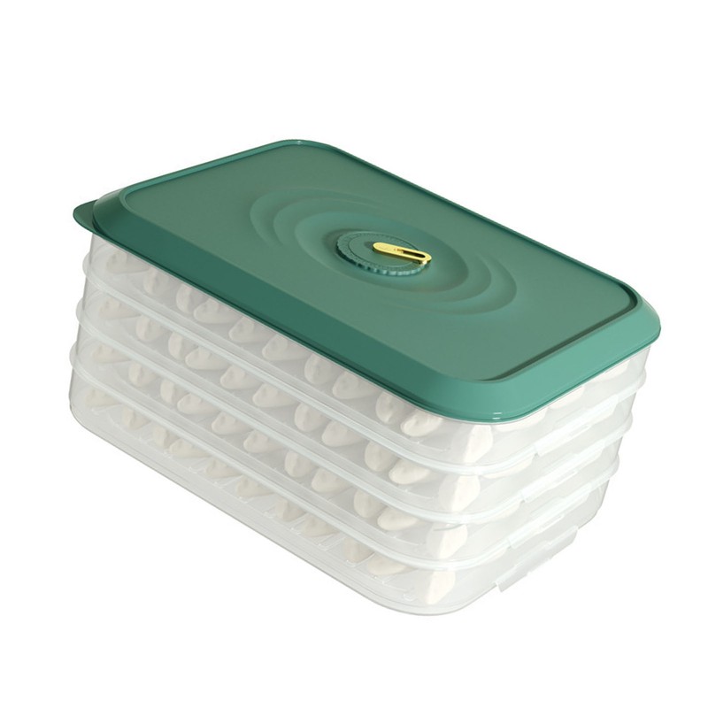Dumpling Storage Box Multi Layer Excellent Sealing Dumpling Food Container