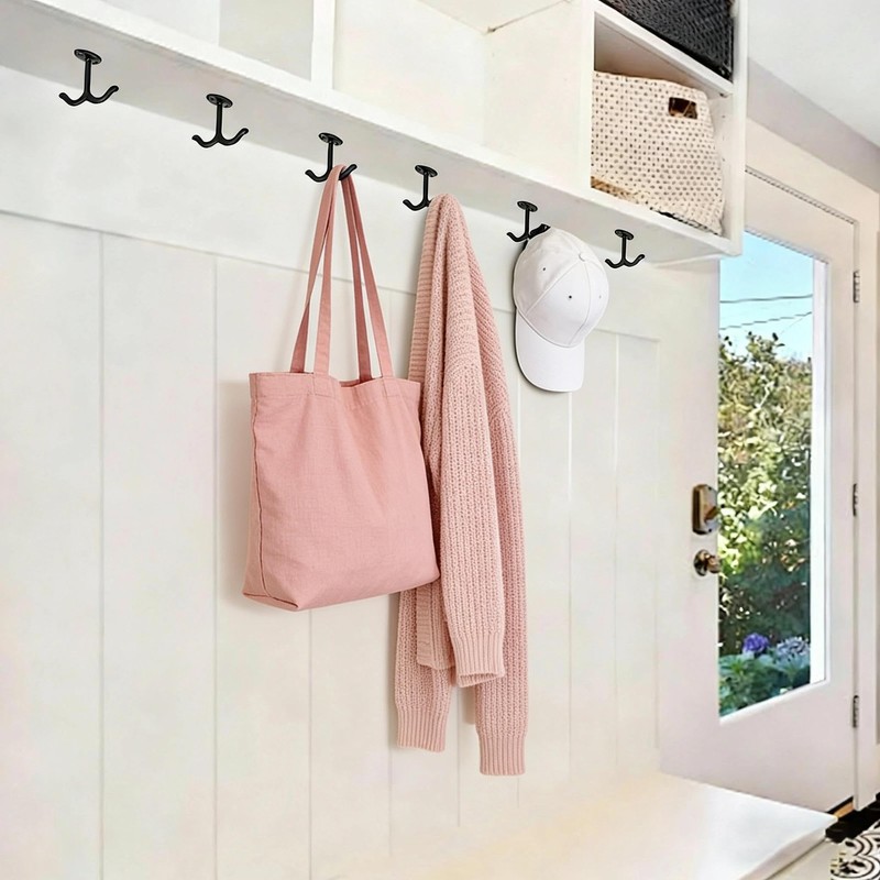 PHMING Pack of 5 Ceiling Hooks Zinc Alloy Ceiling Hooks