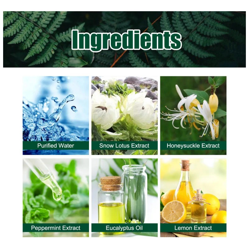 Spray Herbal Para Limpieza Pulmonar Reatiful Mist 3 Piezas