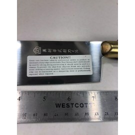 Myland Chinese Stainless Steel Meat / vegetable Cleaver 7" #1/2 Professional & House