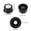 5pcs 6mm Potentiometer Knobs Potentiometer Knob with Digital Dial Scale