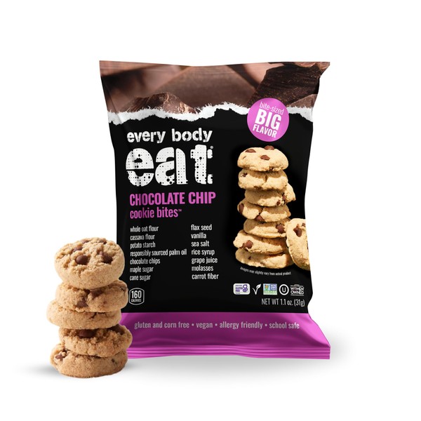Every Body Eat Crunchy Cookie Bites, Gluten & Dairy Free,