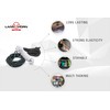 Langhorn black elastic bungee cord, 10 meter 32 feet 5/32”