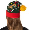 National Lampoon's Christmas Vacation Leaning Tree Squirrel Cuffed Pom Woven