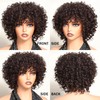 X-TRESS Kinky Curly Brown Wear and Go Synthetic Wig with