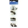 Just stationery Mixed Stationery Set, Black, Purple or Blue, 6821