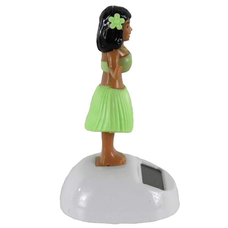 Solar Powered Dancing Decoration Dashboard Hawaiian Hula Girl Office or