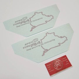 Subaru New OEM 02-07 Subaru WRX STi Type RA Spec C Nurburgring Decal Side Sticker Set 2