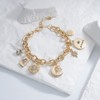 Madison Tyler Real Gold Plated Pisces Zodiac Charms Bracelets for