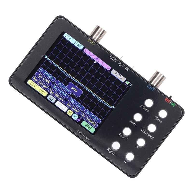 Digital Oscilloscope Portable Dual Channel 3.2 Inch Digital Automotive Oscilloscope