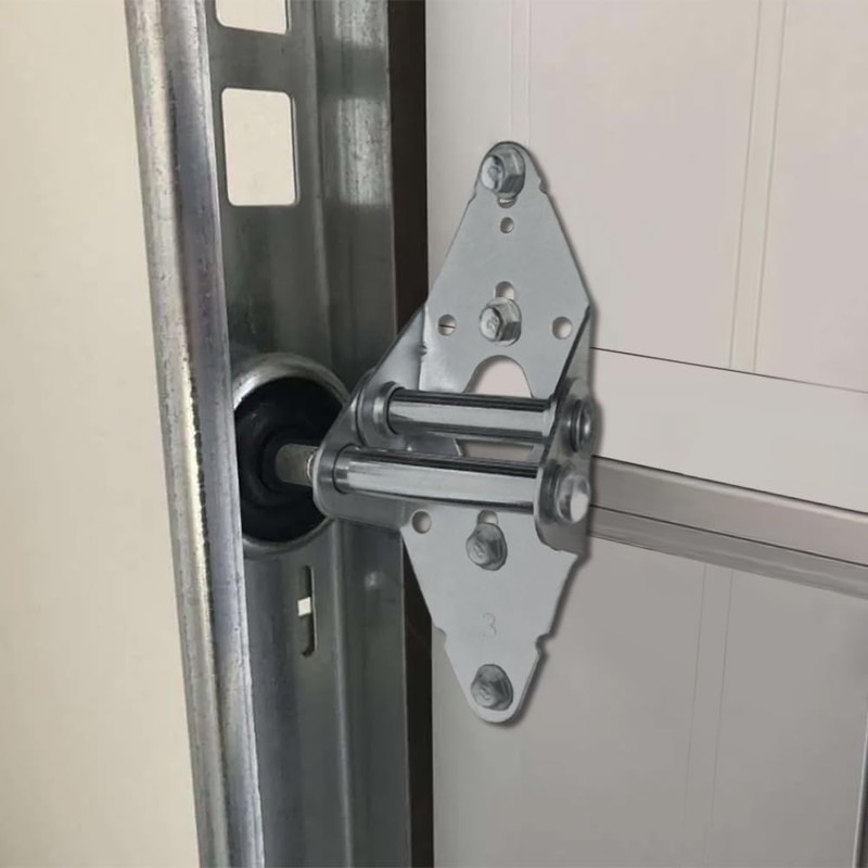 15 Pcs Garage Door Hinges Kits for 7' Height Garage