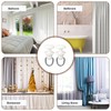 Craftsatin 50 Pcs Plastic Curtain Track Roller Hooks Ceiling Sliding