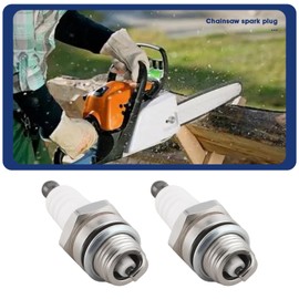 YINETTECH 5pcs WSR6F Metal Spark Plug Compatible with Stihl 026 MS260 MS 260 Suitable for Most Chain Saw Brush Cutter (5.3x2.1x1.87cm)