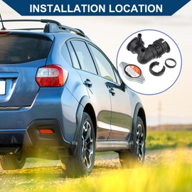 Hihaha 1 Set No.1643131490/1640162100 Engine Radiator Coolant Filler Neck with Radiator Cap for Lexus RX350 Base 3.5L V6 2007-2009