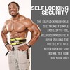 Schiek Sports Fitness Belt Model 2006 in Fluorescent Yellow All