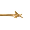 Creative Co-Op Brass Sugar/Honey Spoon with Bee Handle